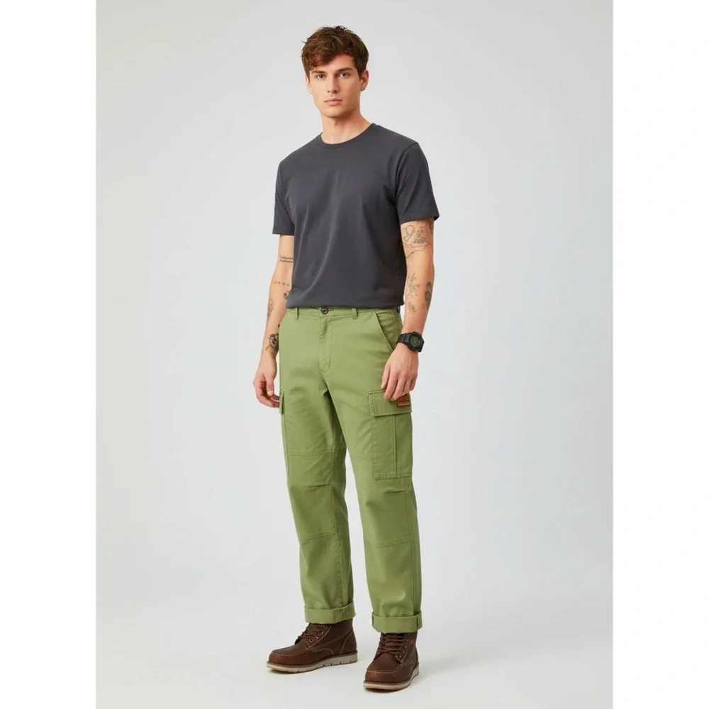 LEVI’S Brown Durable Leather Work Boots